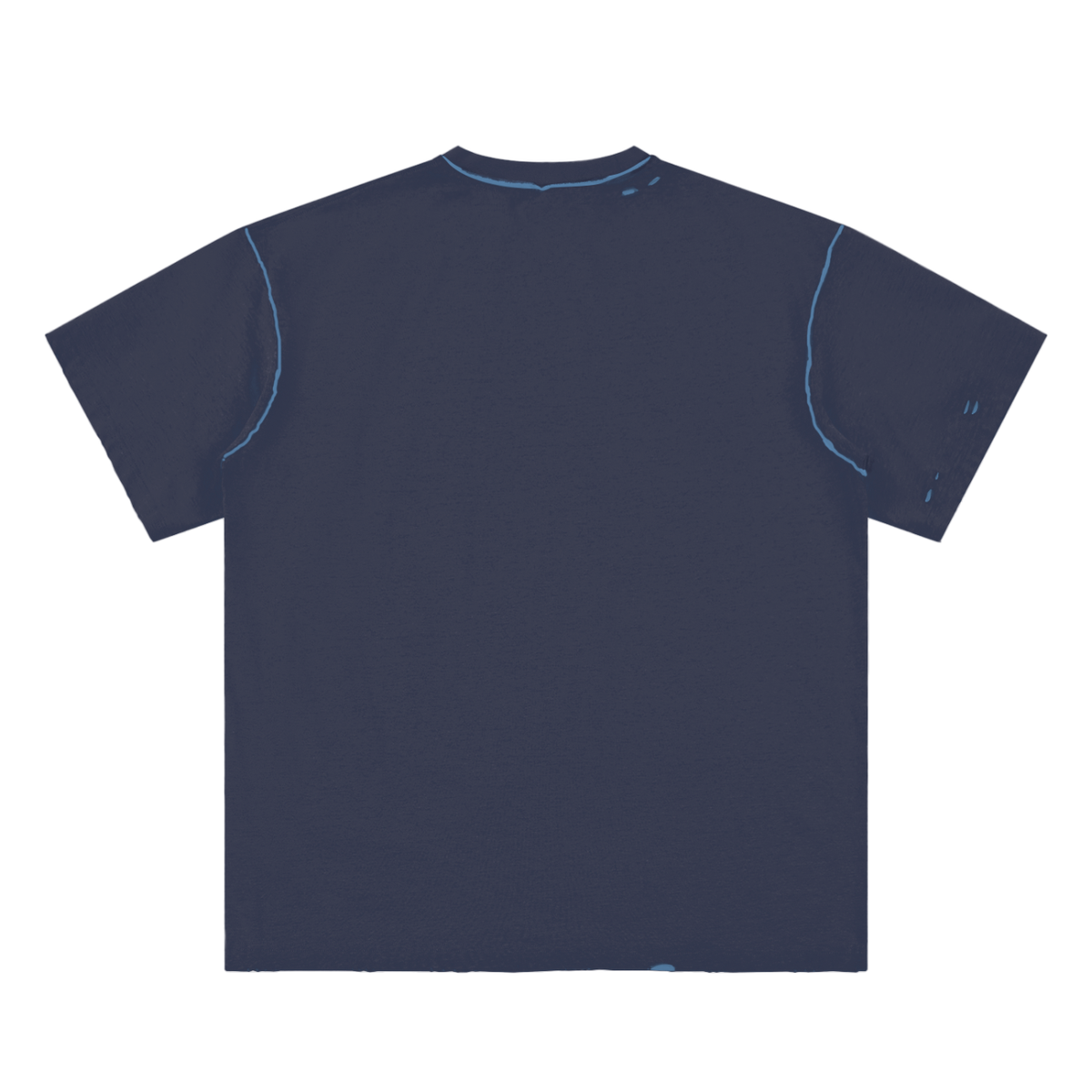 Hand-frayed tee