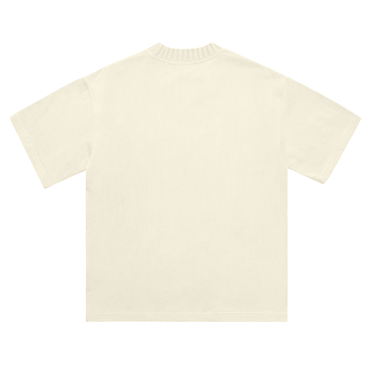 Knitted neck tee