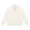 Knitted zip up