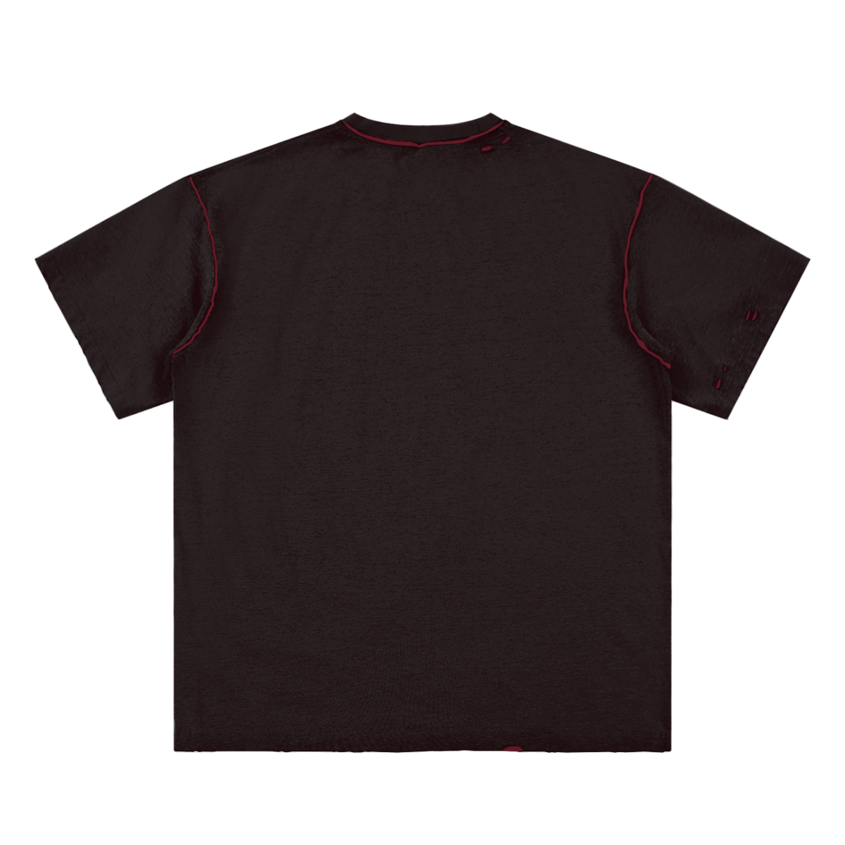 Hand-frayed tee