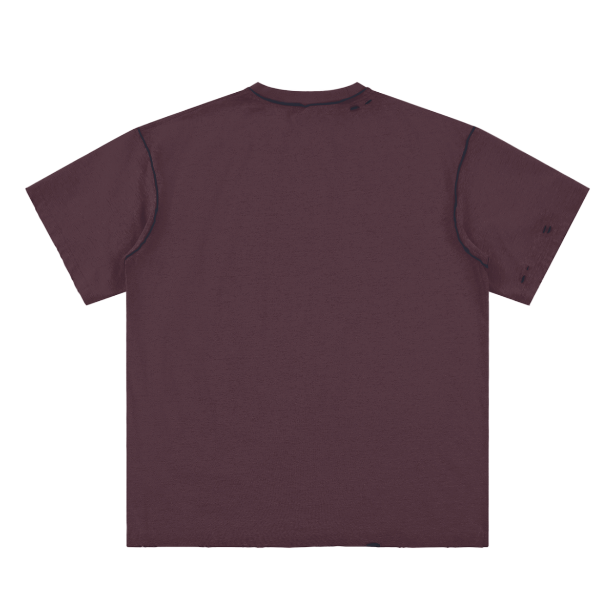 Hand-frayed tee